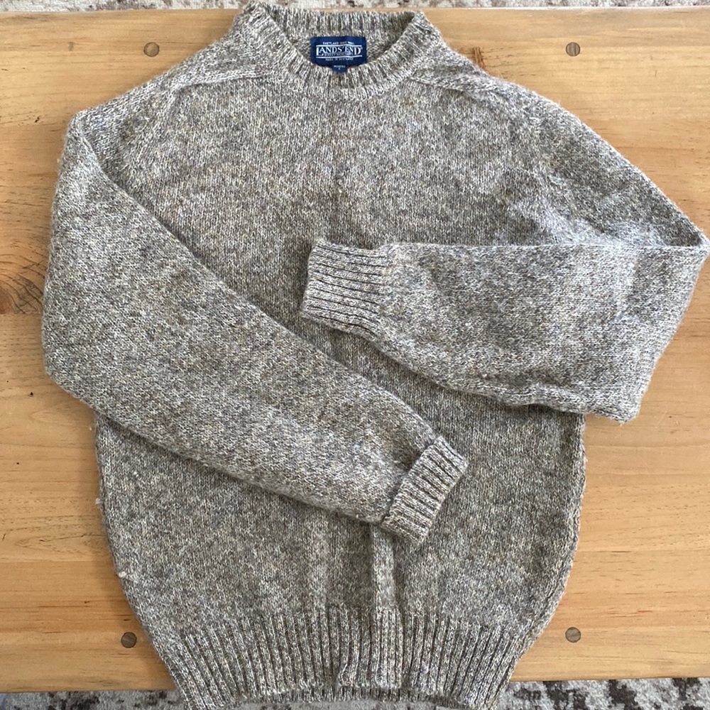 Wool Lands’ End sweater